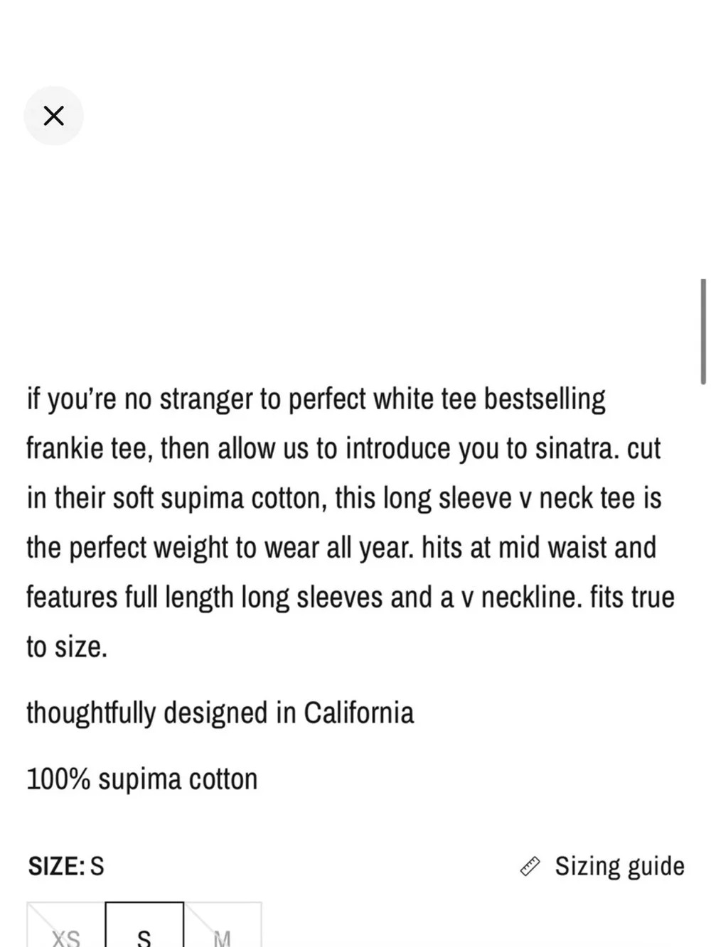 Perfectwhitetee Sinatra Tee Black